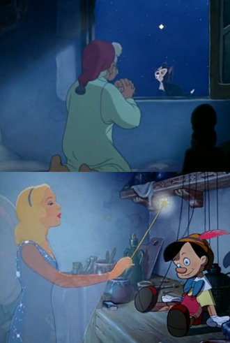 Η Γαλάζια Νεράιδα στην ταινία Πινόκιο της Disney